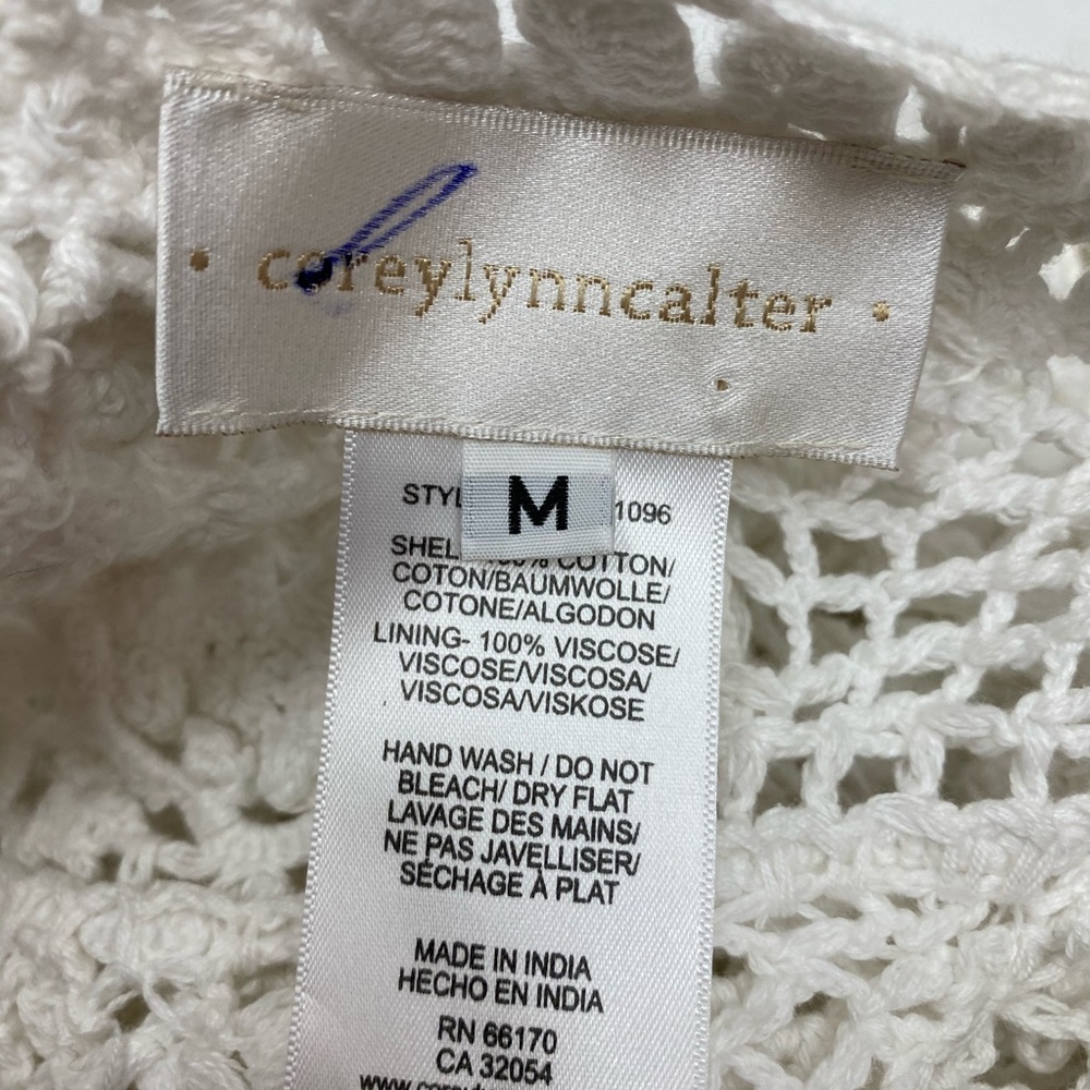 Anthropologie Crochet Dress- White - Picture 10 of 10